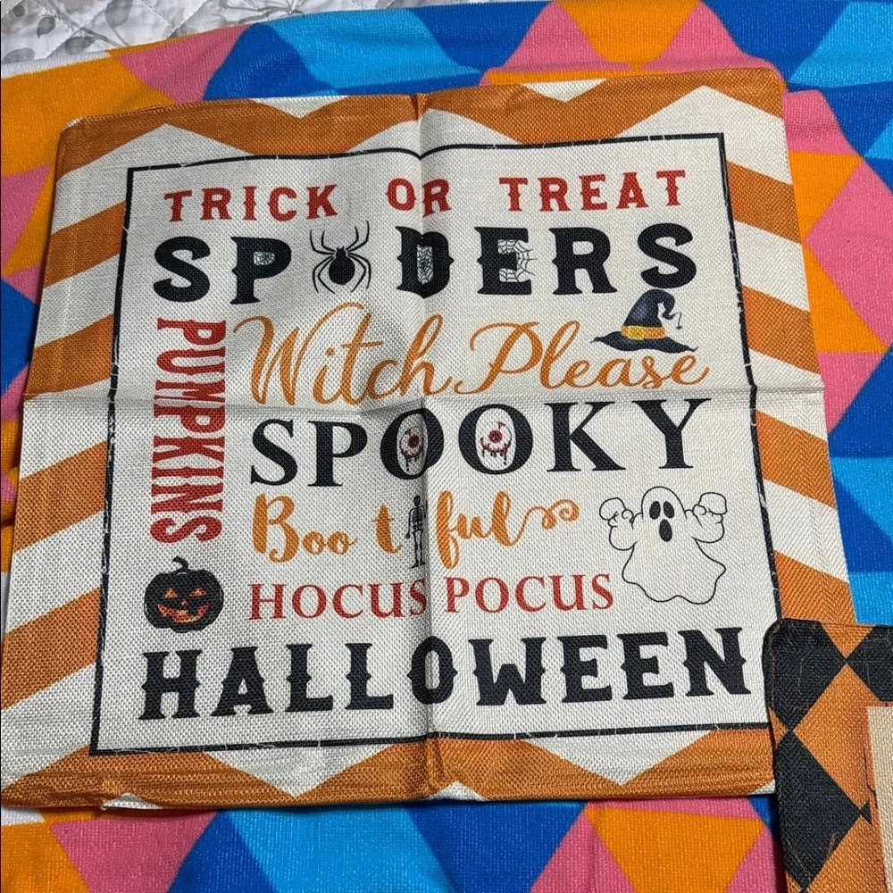 Halloween Themed Decorative Pillow Covers